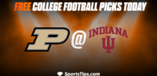Free College Football Picks Today: Indiana Hoosiers vs Purdue Boilermakers 11/26/22