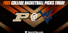 Free College Basketball Picks Today: West Virginia Mountaineers vs Purdue Boilermakers 11/24/22