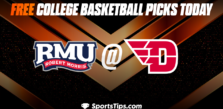 Free College Basketball Picks Today: Dayton Flyers vs Robert Morris Colonials 11/19/22