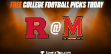 Free College Football Picks Today: Maryland Terrapins vs Rutgers Scarlet Knights 11/26/22
