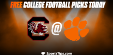 Free College Football Picks Today: Clemson Tigers vs South Carolina Gamecocks 11/26/22