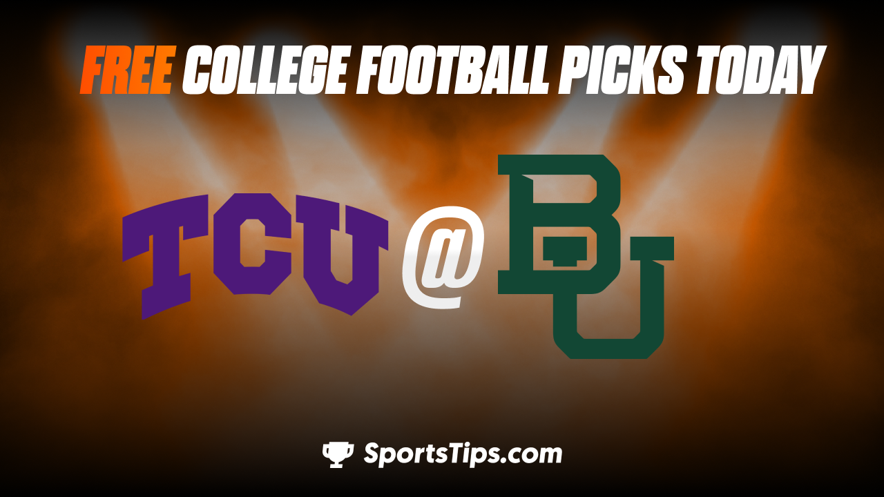 Free College Football Picks Today: Baylor University Bears vs Texas Christian Horned Frogs 11/19/22