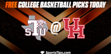 Free College Basketball Picks Today: Houston Cougars vs Texas Southern Tigers 11/16/22