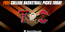 Free College Basketball Picks Today: Ohio State Buckeyes vs Texas Tech Red Raiders 11/23/22