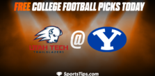 Free College Football Picks Today: Brigham Young Cougars vs Utah Tech Trailblazers 11/19/22