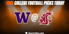 Free College Football Picks Today: Washington State Cougars vs Washington Huskies 11/26/22