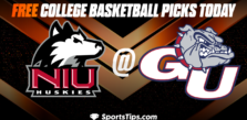 Free College Basketball Picks Today: Gonzaga Bulldogs vs Northern Illinois Huskies 12/12/22