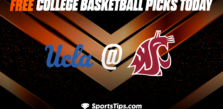 Free College Basketball Picks Today: Washington State Cougars vs University of California Los Angeles Bruins 12/30/22