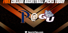 Free College Basketball Picks Today: Gonzaga Bulldogs vs Pepperdine Waves 12/31/22