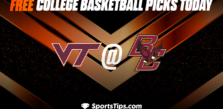Free College Basketball Picks Today: Boston College Eagles vs Virginia Tech Hokies 12/21/22
