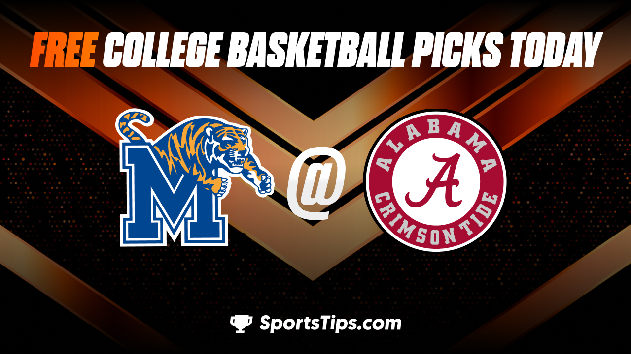 Free College Basketball Picks Today: Alabama Crimson Tide vs Memphis Tigers 12/13/22