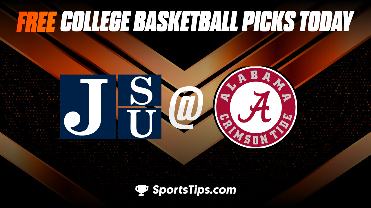Free College Basketball Picks Today: Alabama Crimson Tide vs Jackson State Tigers 12/20/22