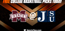 Free College Basketball Picks Today: Mississippi State Bulldogs vs Jackson State Tigers 12/14/22
