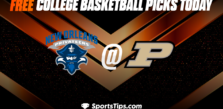 Free College Basketball Picks Today: Purdue Boilermakers vs New Orleans Privateers 12/21/22