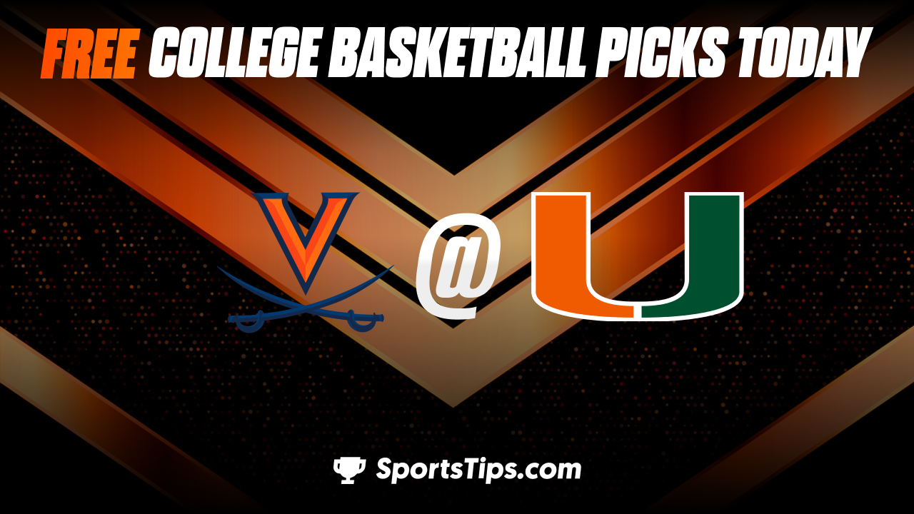 Free College Basketball Picks Today: Miami (FL) Hurricanes vs Virginia Cavaliers 12/20/22
