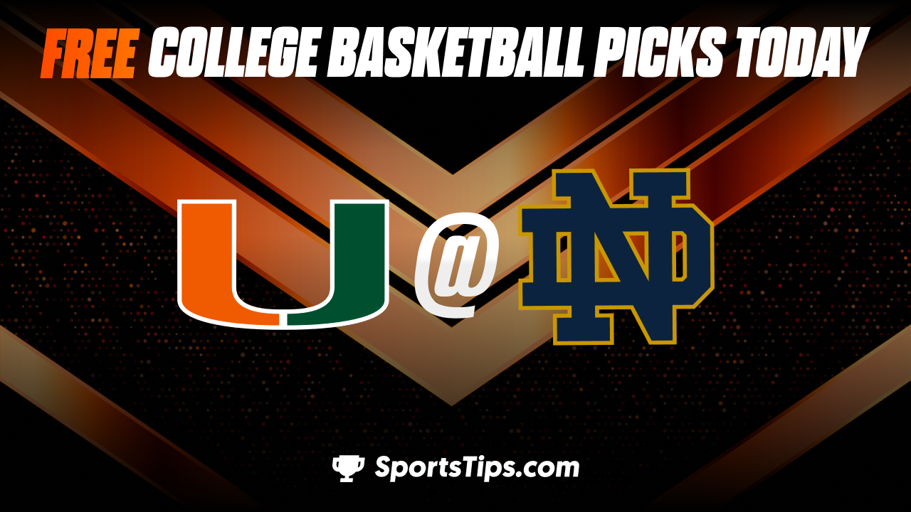 Free College Basketball Picks Today: Notre Dame Fighting Irish vs Miami (FL) Hurricanes 12/30/22