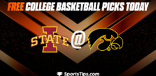 Free College Basketball Picks Today: Iowa Hawkeyes vs Iowa State Cyclones 12/8/22