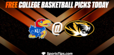Free College Basketball Picks Today: Missouri Tigers vs Kansas Jayhawks 12/10/22