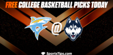 Free College Basketball Picks Today: Connecticut Huskies vs Long Island University Sharks 12/10/22