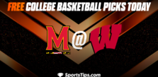 Free College Basketball Picks Today: Wisconsin Badgers vs Maryland Terrapins 12/6/22
