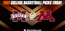Free College Basketball Picks Today: Minnesota Golden Gophers vs Mississippi State Bulldogs 12/11/22