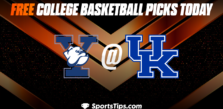 Free College Basketball Picks Today: Kentucky Wildcats vs Yale Bulldogs 12/10/22
