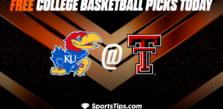 Free College Basketball Picks Today: Texas Tech Red Raiders vs Kansas Jayhawks 1/3/23