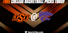Free College Basketball Picks Today: Kansas State Wildcats vs Oklahoma State Cowboys 1/10/23