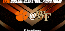 Free College Basketball Picks Today: Wake Forest Demon Deacons vs Clemson Tigers 1/17/23