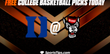 Free College Basketball Picks Today: North Carolina State Wolfpack vs Duke Blue Devils 1/4/23