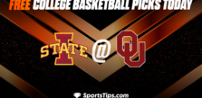 Free College Basketball Picks Today: Oklahoma Sooners vs Iowa State Cyclones 1/4/23