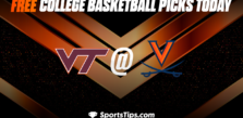 Free College Basketball Picks Today: Virginia Cavaliers vs Virginia Tech Hokies 1/18/23