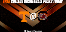 Free College Basketball Picks Today: South Carolina Gamecocks vs Tennessee Volunteers 1/7/23