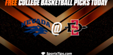 Free College Basketball Picks Today: San Diego State Aztecs vs Nevada Wolf Pack 1/10/23