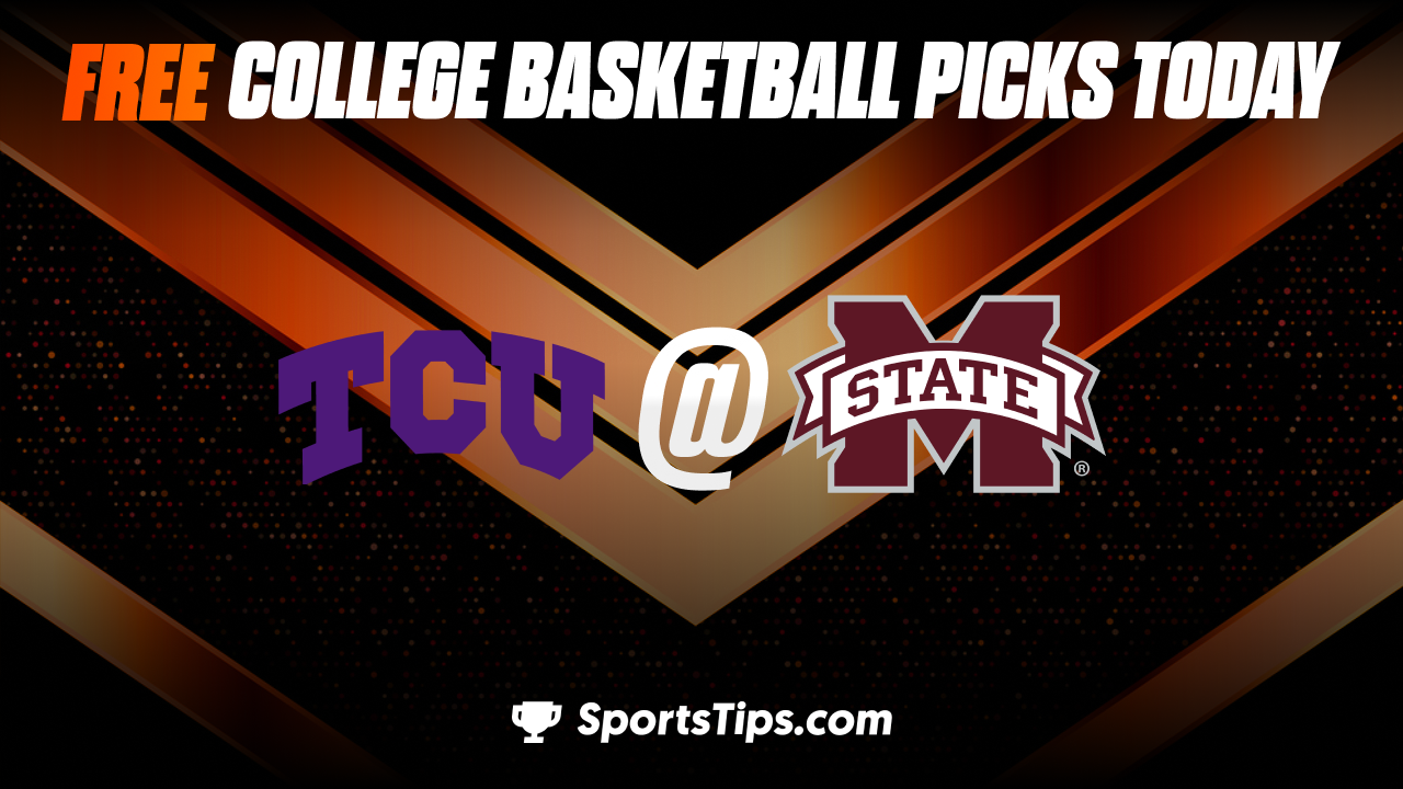 Free College Basketball Picks Today: Mississippi State Bulldogs vs Texas Christian University Horned Frogs 1/28/23
