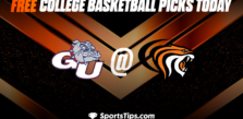 Free College Basketball Picks Today: Pacific Tigers vs Gonzaga Bulldogs 1/21/23