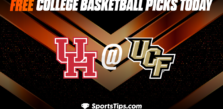 Free College Basketball Picks Today: UCF Knights vs Houston Cougars 1/25/23