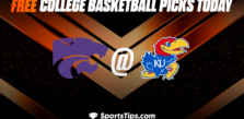 Free College Basketball Picks Today: Kansas Jayhawks vs Kansas State Wildcats 1/31/23