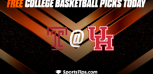Free College Basketball Picks Today: Houston Cougars vs Temple Owls 1/22/23