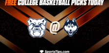 Free College Basketball Picks Today: Connecticut Huskies vs Butler Bulldogs 1/22/23