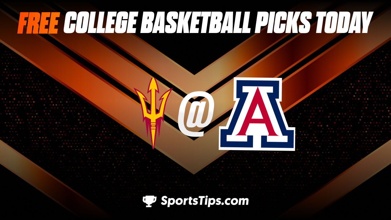 Free College Basketball Picks Today: Arizona Wildcats vs Arizona State Sun Devils 2/25/23