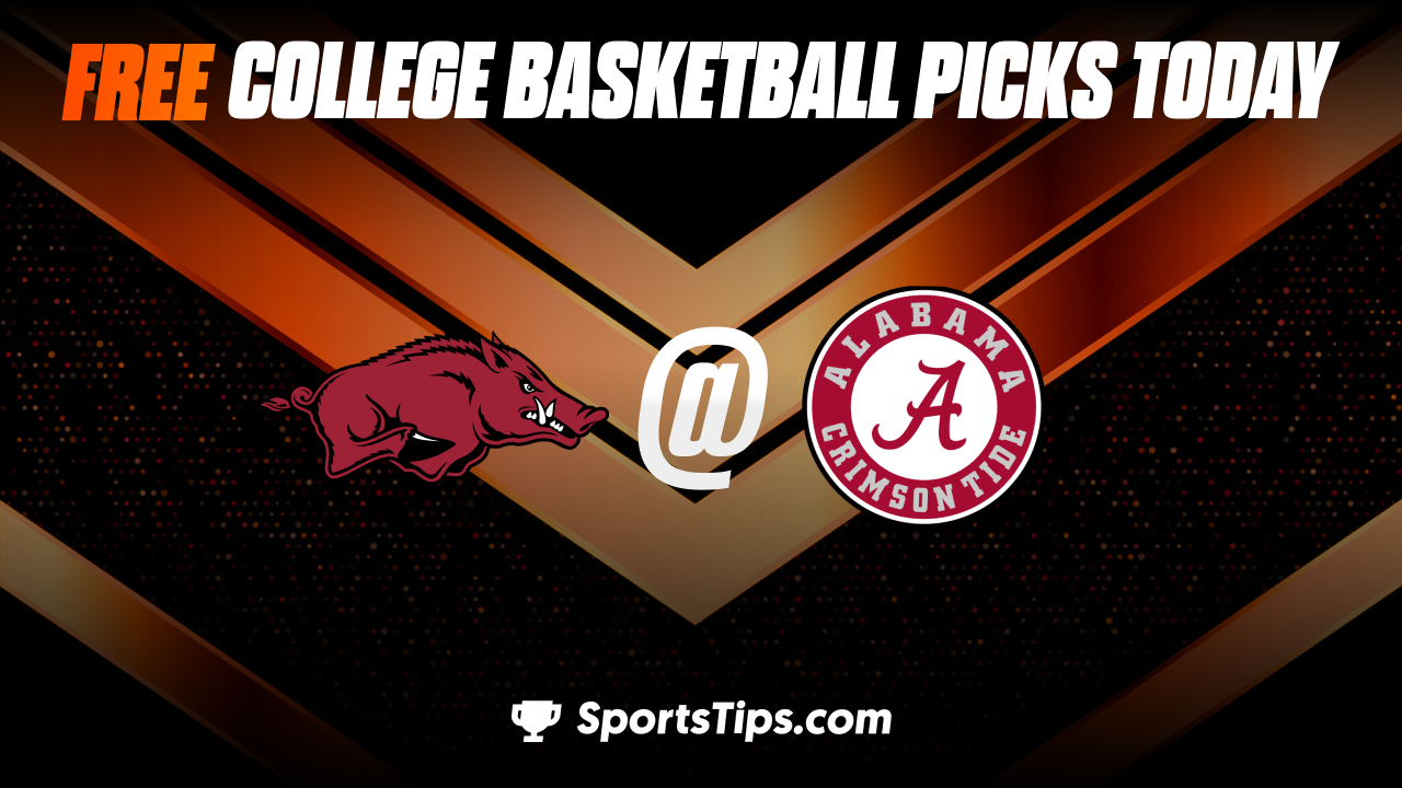 Free College Basketball Picks Today: Alabama Crimson Tide vs Arkansas Razorbacks 2/25/23