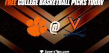 Free College Basketball Picks Today: Virginia Cavaliers vs Clemson Tigers 2/28/23