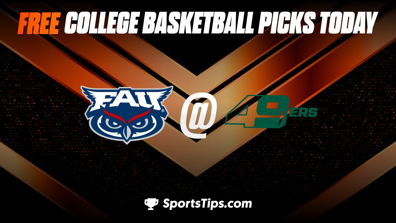 Free College Basketball Picks Today: University of North Carolina at Charlotte 49ers vs Florida Atlantic Owls 2/4/23