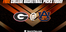 Free College Basketball Picks Today: Auburn Tigers vs Georgia Bulldogs 2/1/23
