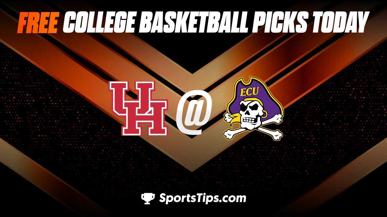 Free College Basketball Picks Today: Houston Cougars vs East Carolina Pirates 3/10/23