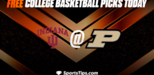 Free College Basketball Picks Today: Purdue Boilermakers vs Indiana Hoosiers 2/25/23