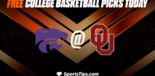 Free College Basketball Picks Today: Oklahoma Sooners vs Kansas State Wildcats 2/14/23