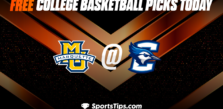 Free College Basketball Picks Today: Creighton Bluejays vs Marquette Golden Eagles 2/21/23