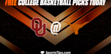 Free College Basketball Picks Today: Texas Longhorns vs Oklahoma Sooners 2/18/23